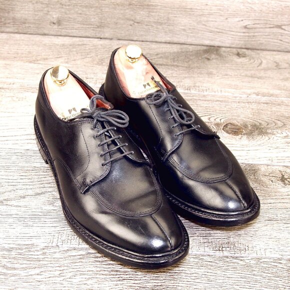 Allen Edmonds WALTON Split Toe Blucher 9 D Black * add $15 new Trees